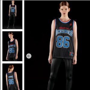 HAWKINS DEMOGORGONS BASKETBALL TANK - LIMITED- Size S - Blackmilk - BNWT